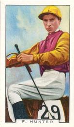 1936 Gallaher Famous Jockeys #26 Fred Hunter Front